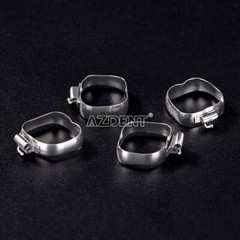 80PCS Bandas dentales ortodoncia para el primer molar con tubos bucales MBT 022