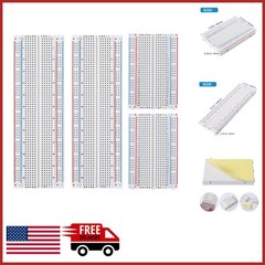 Breadboard Set 2Pcs 400 Point 2Pcs 830 Point Solderless Prototype Kit