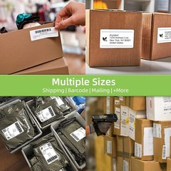 50-20000 Count Half Sheet Shipping Labels 8.5×5.5 Self Adhesive for Laser Inkjet