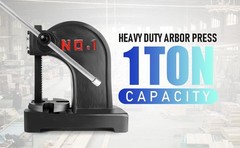 1Ton Manual Desktop Arbor Press Cast Iron Arbor Press Desktop Metal Machine