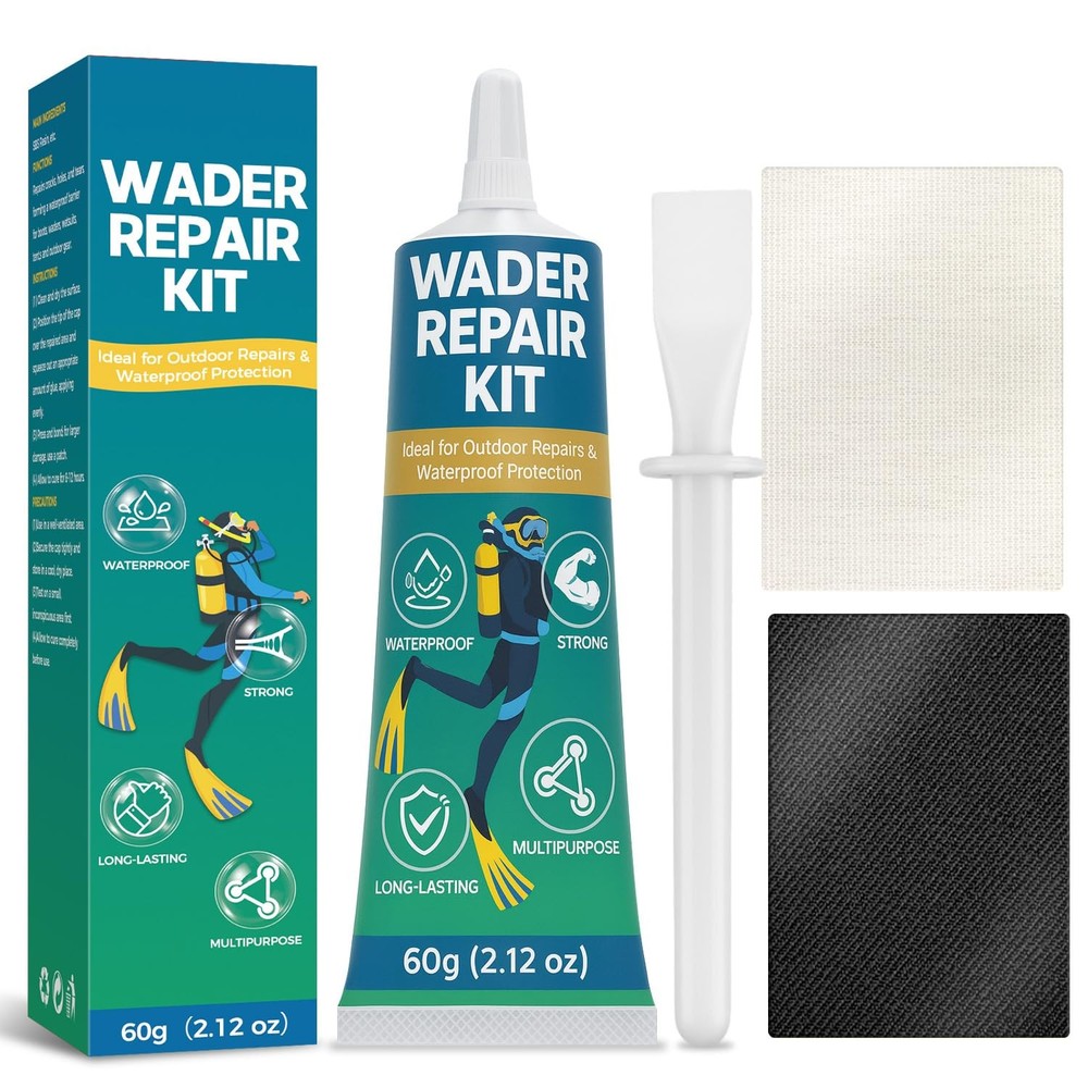 Bondtech Wader Repair Kit, Flexible Wetsuit 2.12oz 1pack, transparent