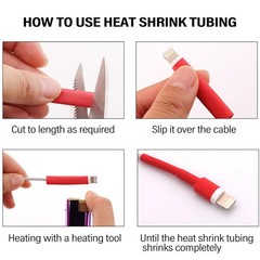 530Pcs HEAT SHRINK TUBING Insulation Shrinkable Tube 2:1 Wire Cable Sleeve W BOX