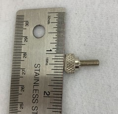 National Tattoo SS knurled thumb screws 8-32 – 1/2″ Length (10Pck) New old stock