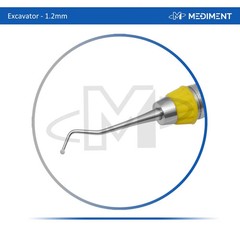 5 PCS OF DENTAL SPOON EXCAVATOR 1.2MM RESTORATIVE INSTRUMENTS STAINLESS CE