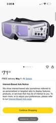 Brand new ManUsage Digital Auto-Darkening Welding Goggle, Purple Lens C1000-1-SH