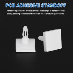 25Pcs Adhesive PCB Spacer Support Height 0.24″ Fits PCB Hole Dia 3mm to 3.2mm