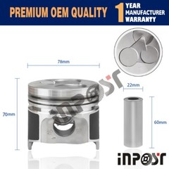 STD Overhaul Rebuild Kit for D1105 3 cylinder Kubota Engine