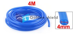 4M 6mmx4mm Fuel Gas Air Polyurethane PU Tubing Hose Pipe Blue 13Ft Length #