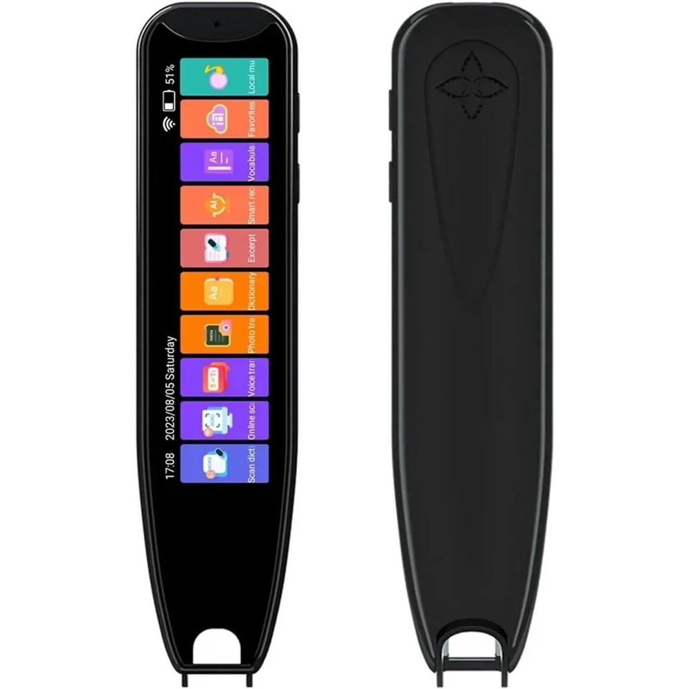 Touchscreen AI Smart Scan Translator Pen Reader & Recording Device 112 Languages