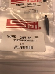 3 Pcs. Z9376-SPI 1” Tapered Dial Indicator Contact Point.