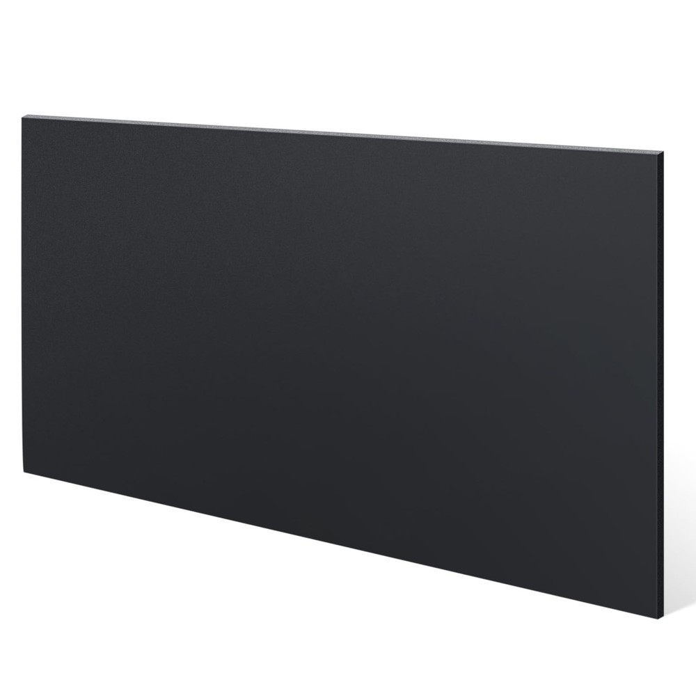 HDPE Plastic Sheet 1/2 X 24 48 Black Flexible Polyethylene Sasylvia High Density