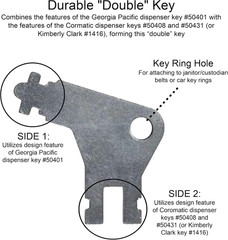 Commercial Paper Towel Dispenser Key Compatible with Georgia Pacific Paper To…
