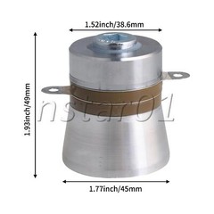 Piezoelectric Transducer High Performance 60W 40khz for Ultrasonic Tool Set of 2