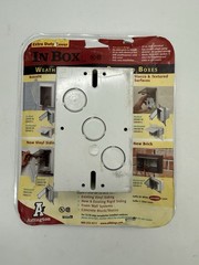 Arlington DBHS1W HORIZONTAL IN BOX Electrical Box W/ Weatherproof Cover Vinyl