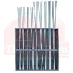 Grade A and Class 4.6 Fully Threaded Rods Zinc Clear Assortment Kit – 28 PCS
