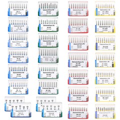 10Pcs/pack Dental Diamond Burs for High Speed Handpiece FG1.60mm Polishing Burs