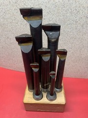 Machinist Tools: 7 Piece 1″ Carbide C-2 Boring Bar Set (NOS) Poland