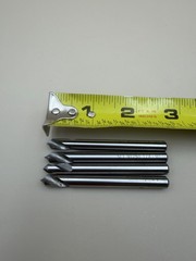 Lot Of 4 SLT 91250 1/4” 90° Solid Carbide Spotting Drill Bit USA
