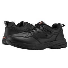 NINGO Men Oil Resistant Work Shoes Lace Up Non Slip Shoes Safety Nurse Chef Shoe