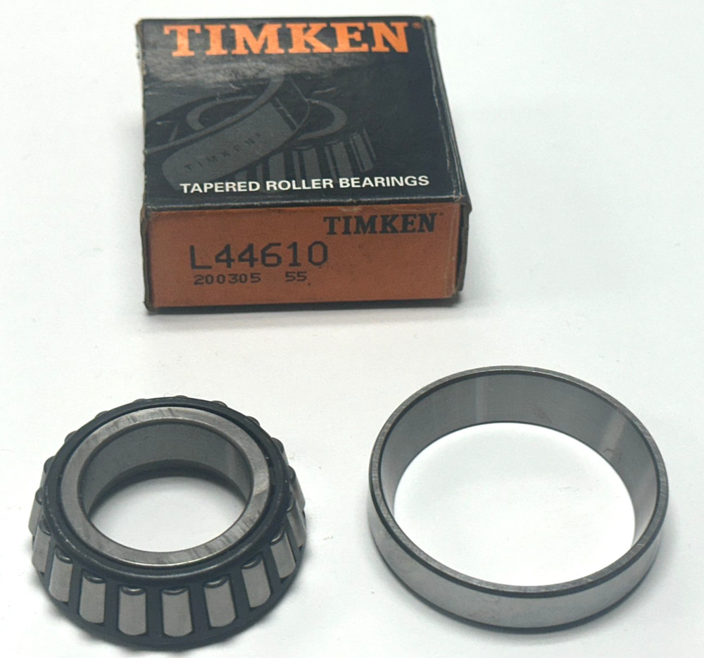 TIMKEN TAPERED ROLLER BEARING SET, CUP L44610, CONE L44643