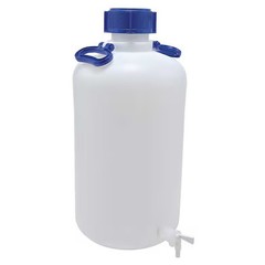 Carboy, 25 L Capacity – Ml, 6.6 Gal Capacity – Oz, Screw On/Spigot Closure,