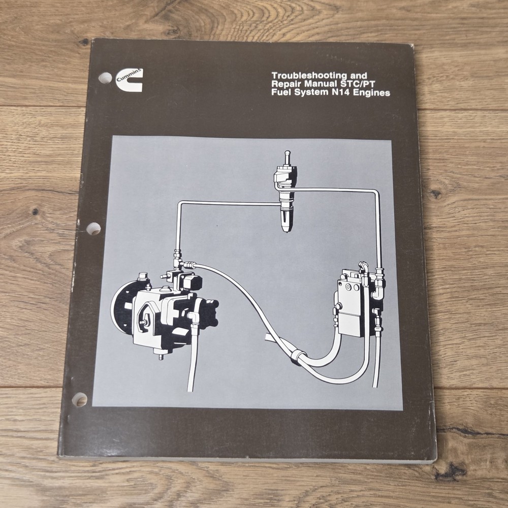 Cummins STC/PT Fuel System N14 Engines Troubleshooting & Repair Manual Diesel