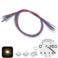 25PCS Pre-Wired 0805 SMD LEDs(Light Mode: Continuous Warm White Light) Micro …