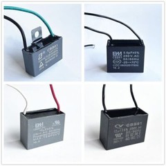 CBB61 250V Capacitor 2 wires 1/2/3/3.5/4/5/6/6.5/7/8/9/10/12/15/18/20/25/30 UF