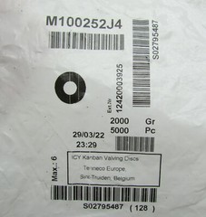 100 Pcs Steel Shim/Spacer Washers .707″ OD x .314″ ID x .010″ Thick Valving Disc
