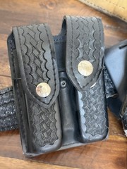 Safariland Duty Belt Basketweave Glock Holster Mag Pouch Cuff Case Radio Holder