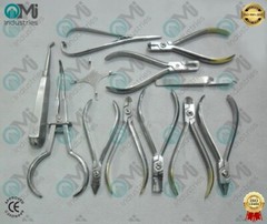 Set of Orthodontic Instruments Of 13 Pieces – Stainless Steel