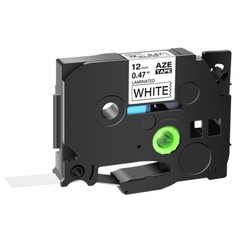 20PK For Brother TZe-231 TZ-231 12mm Black on White Standard Laminated Tape 231