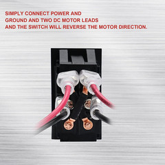 APIELE Momentary Switch Polarity Reverse 4 Pin (ON) off (ON) RV Power Jack DPDT