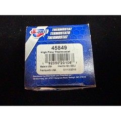 Carquest 45849 High Flow Thermostat 195 Degree 44mm Made in USA OE Spec New