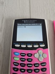 Texas Instruments TI-84 Plus C Silver Edition Graphing Calculator Pink