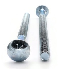 Carriage Bolt Zinc Plated Bolts 307A Steel – 5/16″-18 x 12″ PT – Qty-100