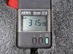 AEMC Clamp-On Ground Resistance Tester 3710 Auto-Ranging Hold Function Clamp