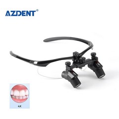 4.0X Dental Medical Surgical Binocular Loupes Magnifier/5W Filter LED Headlight