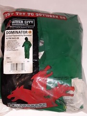 River City Garments DOMINATOR Limited Flammabilty RAINWEAR D6413-08 Green X2 💦