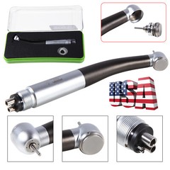 SKYSEA Dental High Speed Turbine Handpiece Push Button 4 Spray Large Head 4Hole