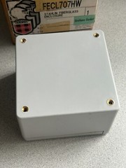 NEW Stahlin Fiberglass Enclosure, Type 4X, 7″ x 7″ x 5″ , Made in USA