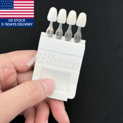 Dental Bleach Shade Guide BL1 4Colors Bleached Chart Teeth Based Vita US STOCK