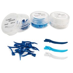 40Pcs Dental Tulwar Wedges Sectional Matrix System Plastic Diastema Wedge Refill