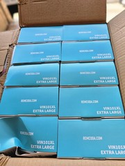 1000 Vinyl Gloves XL Disposable Glove Bluezen 10 box X 100