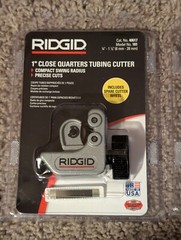 RIDGID 1″ No.101 and 3/4″ No.104 USA Close Quarters Tubing Cutters