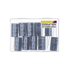 2200uF 50V 16x30mm Aluminum Electrolytic Capacitor 2200 MFD 50 Volt 16×30 (10