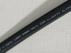 Champlain Cable Exar SFX #2awg Tinned Copper Lead Wire UL-3289 XLPE Black/10ft