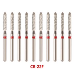 50 New Dental High Speed Handpiece Diamond Burs inlay preparation CR-22F FG1.6MM