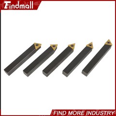 Findmall 5Pcs 1/2″ Indexable Carbide Insert Turning Tooling Bit Holder For Lathe