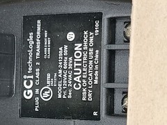 NEW GCI technologies 120V 24VAC Plug In Transformer 30VA ( AM-241250A)